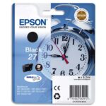 EPSON Cartouche Jet d'Encre DURABrite Ultra Noir ''Réveil'' 27 (T2701) - C13T27014012