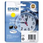 EPSON Cartouche Jet d'Encre DURABrite Ultra Jaune XL ''Réveil'' 27 (T2714) - C13T27144012