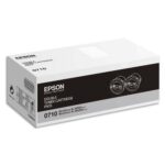 EPSON Cartouche Pack 2 Toners Noir (0710) - 2 x 2 500 pages - C13S050710