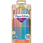 PAPERMATE Pochette de 16 Stylos feutres Flair Original Standard, pointe 0,4mm