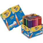 BIC KIDS Evolution ECOlutions Crayons de Couleur - Couleurs Assorties, Classpack de 288