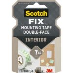 SCOTCH Ruban de fixation. Mousse adhésive 19mm x 1,5 m pour usage intérieur, toutes surfaces.
