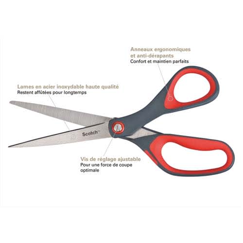 243263_d1.jpg SCOTCH Ciseaux Précision 18cm. Garantie à vie – Image 1