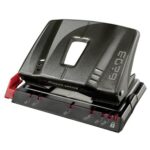 MAPED Perforateur 2 trous ADVANCED metal 25 feuilles couleur taupe – Image 2