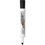 BIC Velleda 1711 Feutres pour Tableau Blanc Effaçables à Sec à Pointe Conique Moyenne - Noir – Image 2