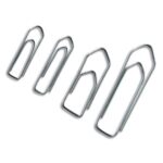 WONDAY Boîte de 100 trombones polies galvanisé 32 mm