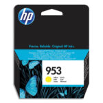 HP 953 Cartouche d'Encre Jaune Authentique (F6U14AE)