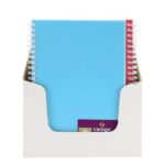 CANSON Carnets de notes 100 pages 120g 14,8x21cm 5 couleurs assorties. Couverture PP(en boîte présentoir)