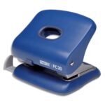 RAPID Perforateur 2 trous FC30. Capacité 20 feuilles. Bleu.