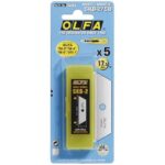 OLFA Blister de 5 lames trapeze pour cutter de sécurité SK4/rétractable dans le manche SIGN