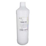 ART PLUS Flacon de 1 litre de colle gel transparente lavable, ne coule pas