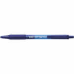 BIC Softfeel Stylos-Bille Rétractables Pointe Moyenne (1,0 mm) - Bleu – Image 2