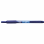 BIC Softfeel Stylos-Bille Rétractables Pointe Moyenne (1,0 mm) - Bleu – Image 3