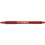 BIC Softfeel Stylos-Bille Rétractables Pointe Moyenne (1,0 mm) - Rouge – Image 2