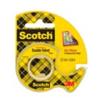 SCOTCH Ruban double face sur dévidoir 12 mm x 6 m