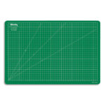 WONDAY Plaque de découpe verte 450x300x3mm. Résistante à la coupe, surface quadrillée