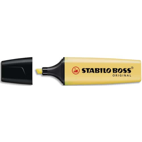301028_d1.jpg STABILO BOSS ORIGINAL Pastel surligneur pointe biseautée - Crème de jaune – Image 1