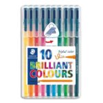 STAEDTLER Pochette de 10 feutres de coloriage Triplus.