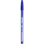 BIC Cristal Soft Stylos-Bille Pointe Moyenne (1,2 mm) - Bleu – Image 3