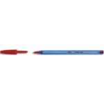 BIC Cristal Soft Stylos-Bille Pointe Moyenne (1,2 mm) - Rouge