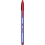 BIC Cristal Soft Stylos-Bille Pointe Moyenne (1,2 mm) - Rouge – Image 3