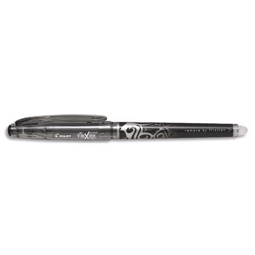 305553_d1.jpg PILOT Stylo Roller FriXion Point, pointe hi-tec fine, s'efface à la gomme en bout de stylo,coloris Noir. – Image 1