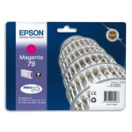 EPSON Cartouche Jet d'Encre Magenta (800 p) ''Tour de Pise'' (T7913) - C13T79134010