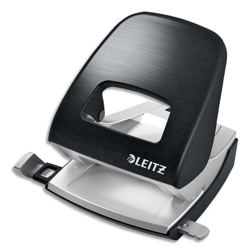 313169_d1.jpg LEITZ Perforateur STYLE Noir- 2 trous en métal - Capacité 30 feuilles - Livré en Boîte – Image 1