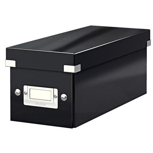 313186_d1-1.jpg LEITZ Boîte de rangement CD Click&Store Office Noir - contenance de 22 boîtes standard ou 44 slim – Image 1