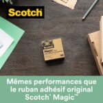 SCOTCH Boîte Individuelle de 1 ruban Magic recyclé, 19mm x 30m – Image 3