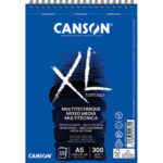 CANSON Album de 15 feuilles de papier dessin MIX MEDIA XL 300g A5