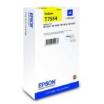 EPSON Cartouche Jet d'Encre Jaune XL (4 000 p) WF-8xxx (T7554) - C13T755440