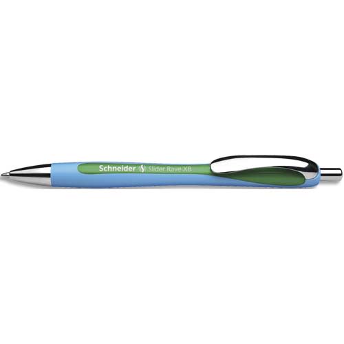 316519_d1.jpg SCHNEIDER Stylo bille rétractable et rechargeable, encre indélébile Verte – Image 1