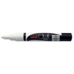 UNI-BALL Marqueur craie CHALK MARKER, pointe ogive fine Blanc