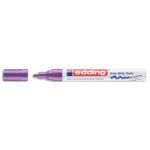 EDDING Marqueur peinture encre permanente laquée Violet pour toutes surfaces, pointe moyenne