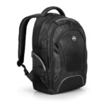 PORT DESIGNS Sac à dos Courchevel Back Pack 14/15,6'' en nylon 600D - Dimensions : L36 x H50 x P22 cm Noi – Image 4