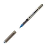 UNI-BALL Stylo Roller pointe métal fine encre liquide Bleue UNI-BALL EYE UB 157