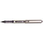 UNI-BALL Stylo Roller pointe métal fine encre liquide Noire UNI-BALL EYE UB 157