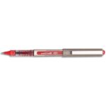 UNI-BALL Stylo Roller pointe métal fine encre liquide Rouge UNI-BALL EYE UB 157