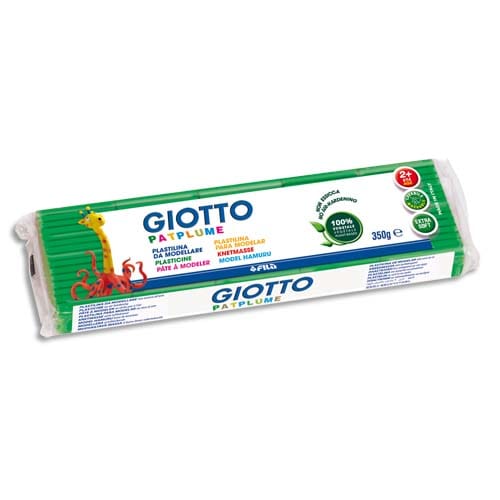 329251_d1-1.jpg GIOTTO Pâte à modeler Patplume 350 g / Vert clair – Image 1