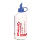 RUBAFIX Flacon de colle Blanche extra forte 125g avec embout étaleur