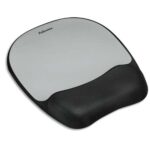 FELLOWES Tapis souris repose-poignet ergo mouss aluminium/Noir 9175801