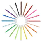 BIC KIDS Kid Couleur Feutres de Coloriage à Pointe Moyenne - Couleurs Assorties, Etui Carton de 18 – Image 2