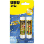 UHU Lot de 2 Stic Blanc 8,2G Edition limitée GOLD