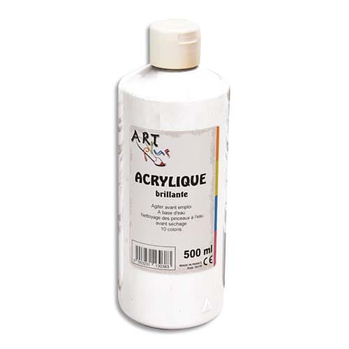 365042_d1-1.jpg ART PLUS Acrylique brillante 500ml Blanc – Image 1