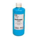 ART PLUS Acrylique brillante 500ml Bleu primaire