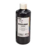 ART PLUS Acrylique brillante 500ml Noir