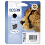 EPSON Cartouche Jet d'Encre DURABrite Ultra Noir ''Guépard'' (T0711) - C13T07114012