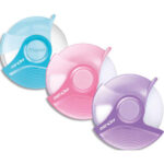 MAPED Gomme ZENOA PLUS avec étui de protection rotatif. Coloris assortis pastel aléatoire