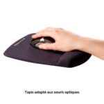 FELLOWES Tapis de souris repose-poignets PlushTouch Noir 9252003 – Image 3